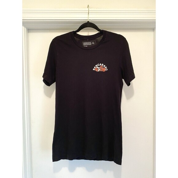 Bangarang Brand T-Shirt Medium Black Graphic MMA Boxing Gloves Fight Skull - Picture 1 of 5